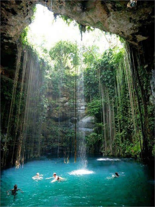 Natural pool in Mexico 35 Amazing Places In Our Amazing World
