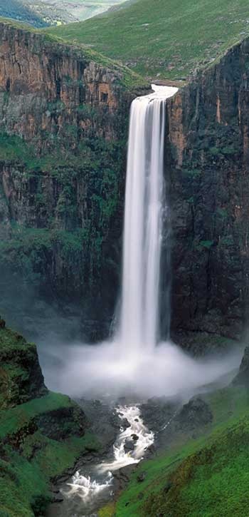 Semonthong Waterfall Lesotho Africa 35 Amazing Places In Our Amazing World