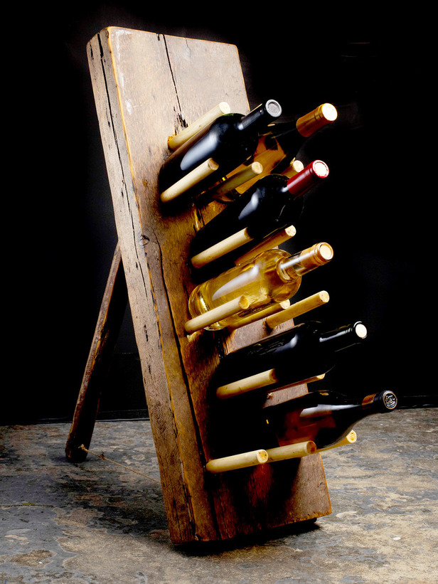 Marvelous Wine Rack Design Ideas with Skis Shaped