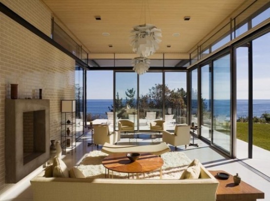 18 Modern Living Room Designs Với Spectacular Views