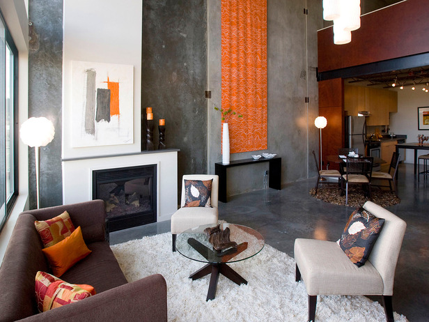 Orange And Grey   Perfect Combo For Fall Home Decor