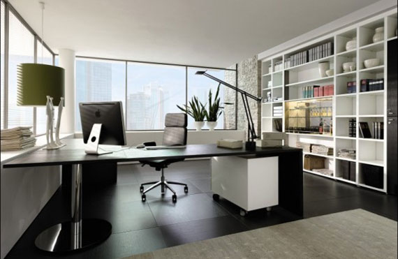 Masculine Home Office Designs