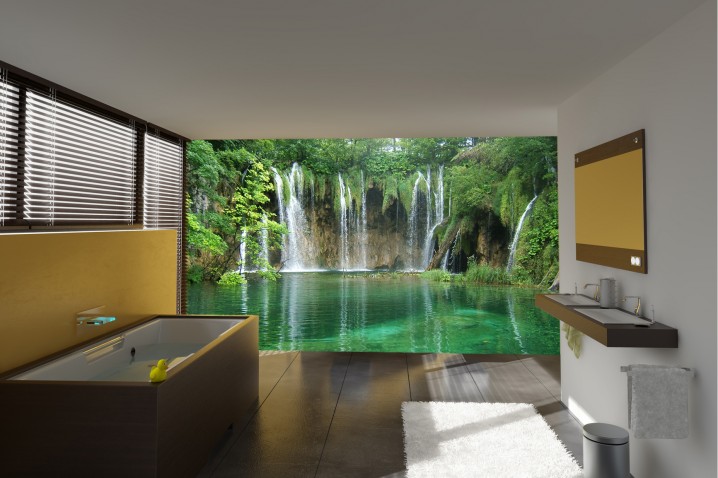 Impressive Wall Murals For Your Bathroom