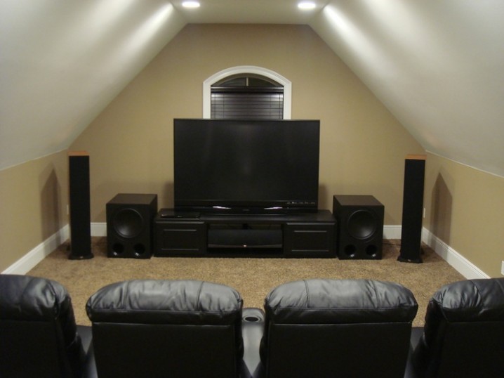17 Outstanding Attic Home Theaters