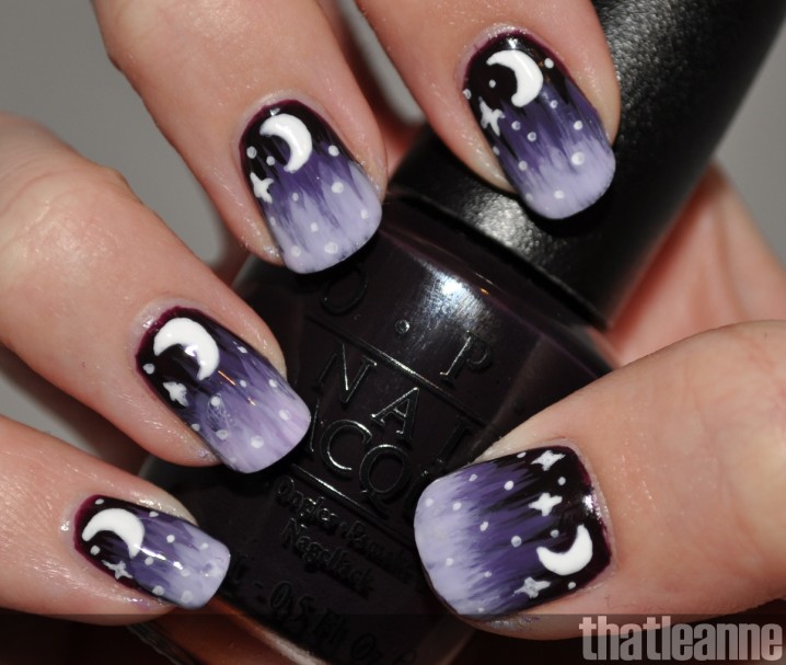 17 Beautiful Dark Purple Nail Designs
