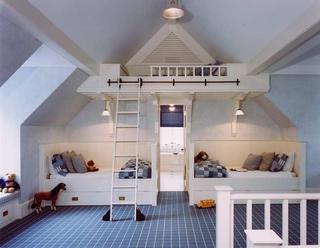 16 cool attic kids bedroom ideas