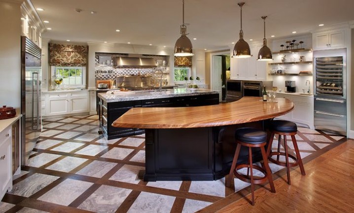 16 impressive curved kitchen island designs