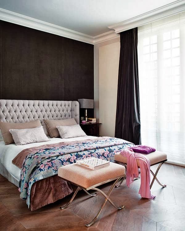 15 thiết kế phòng ngủ sang trọng Với chần sợi vòng Tấm ván đầu giường