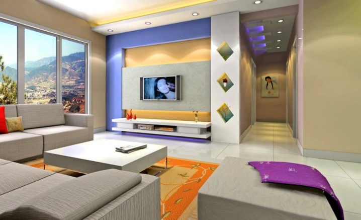 Đương đơn vị truyền hình tường cho phòng khách của bạn