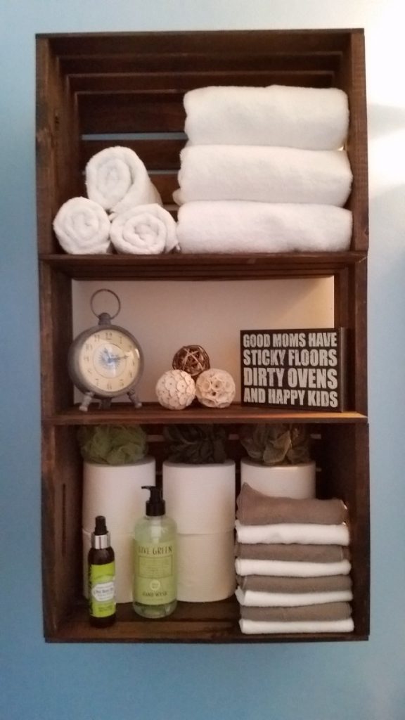 10 Ways to Incorporate Wooden Crates in Your Bathroom