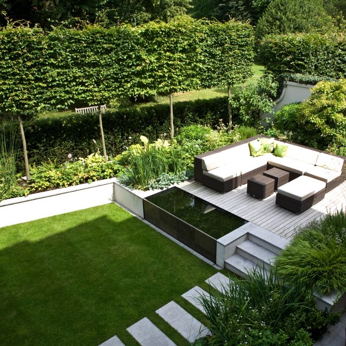 green backyard space