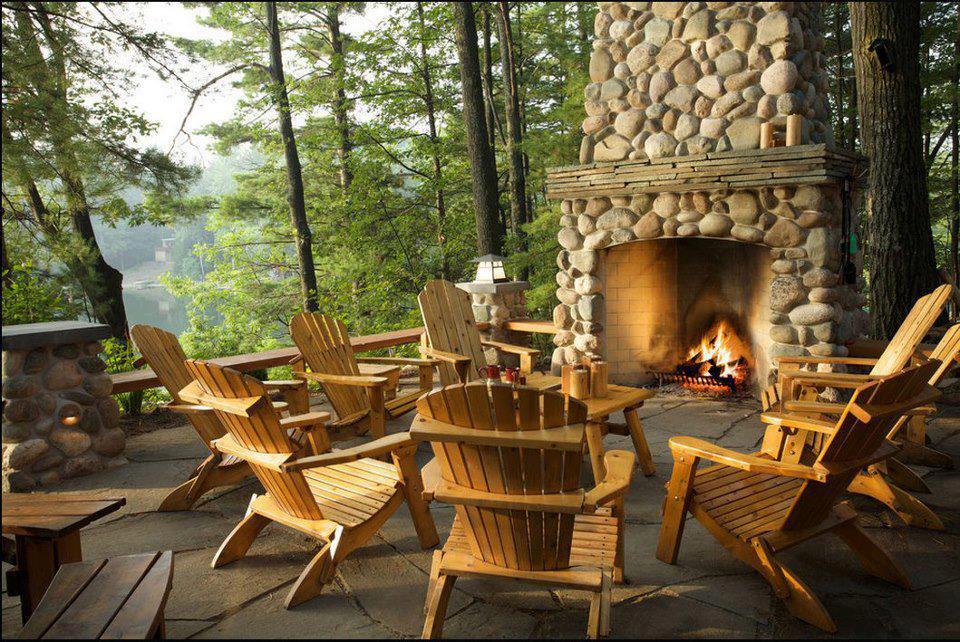 30 Ideas for Outdoor Fireplace and Grill