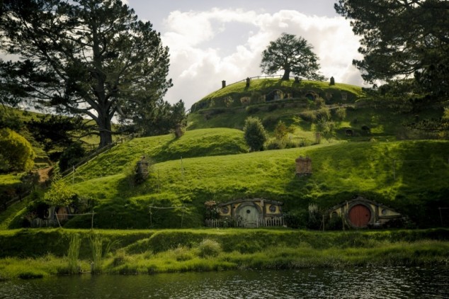 Hobbiton in New Zealand - Place of Hobbit Houses