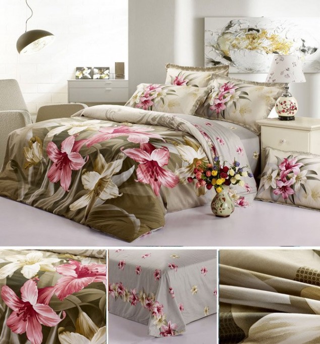25 inspirational flower designed bedroom covers