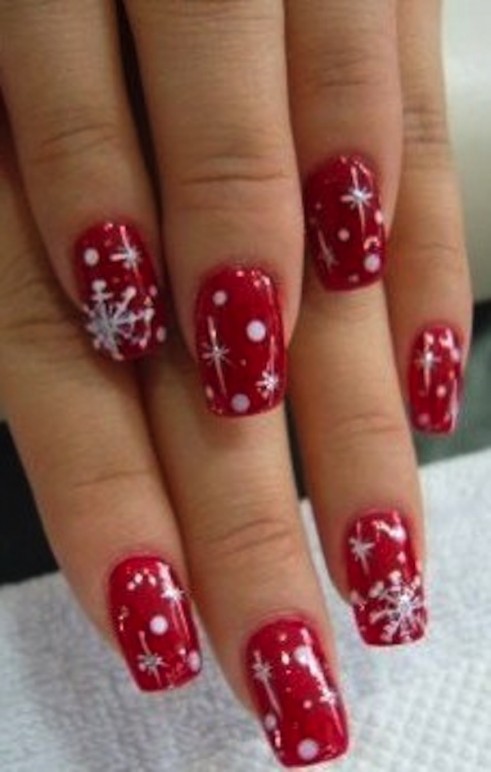 Easy nail decoration for christmas ideas to try out