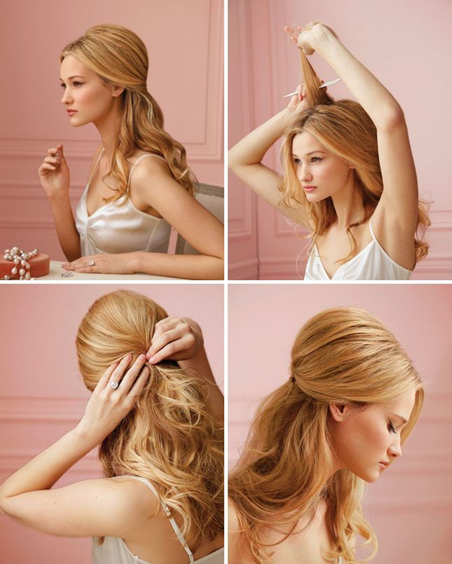 Photo for simple wedding hairstyles for long hair diy