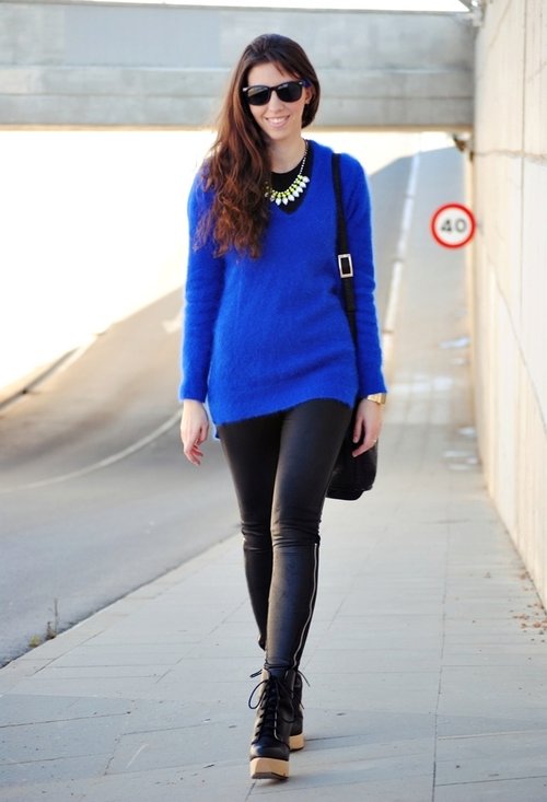 Refresh Your Look With A Blue Sweater