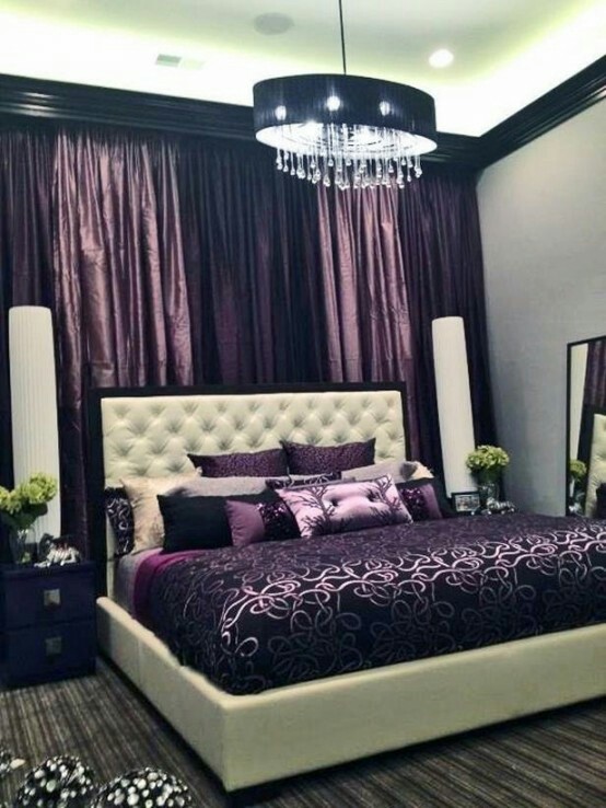purple bedroom amazing source