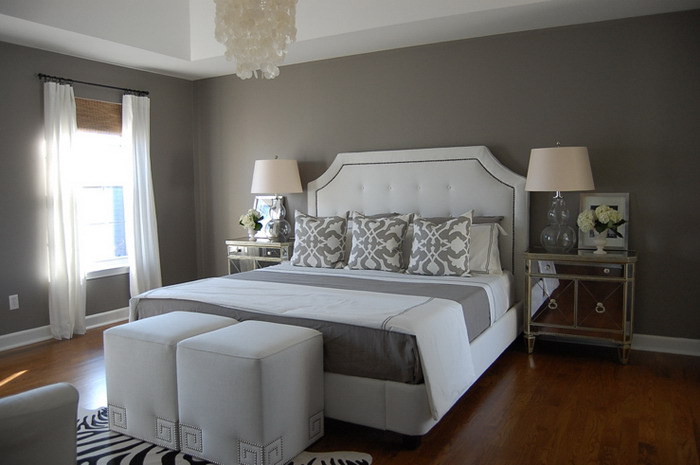 16 Modern Grey  And White  Bedrooms 