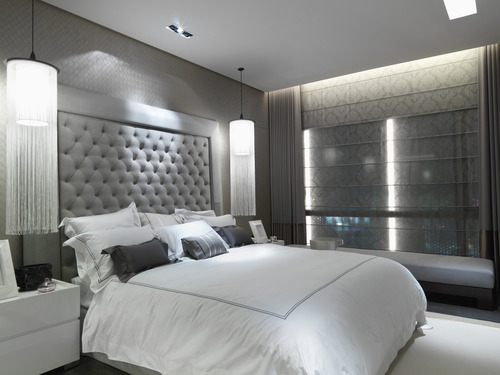 16 Modern  Grey  And White  Bedrooms 