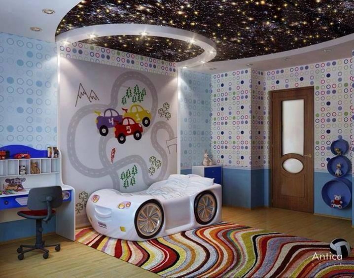 eye-catching kids bedroom ceiling designs