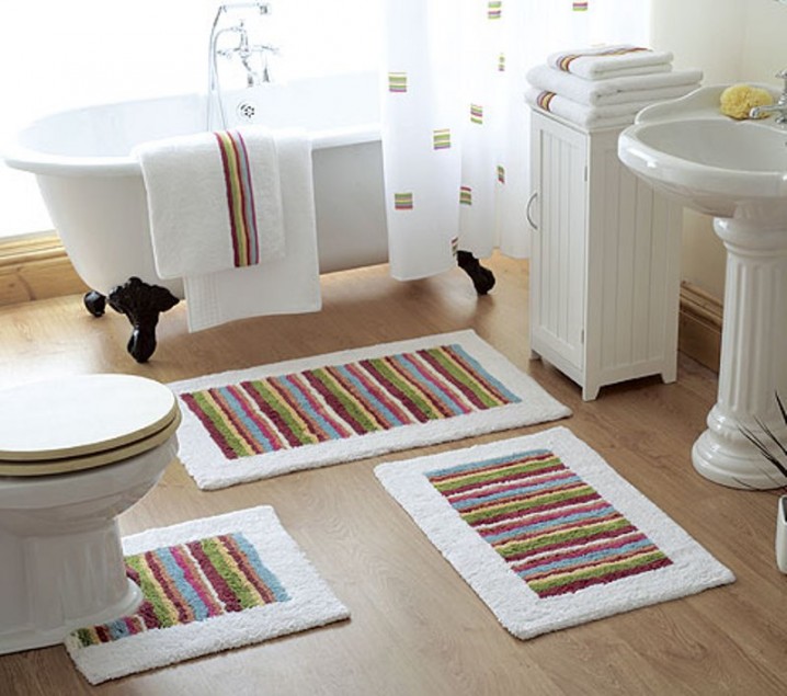 20 amazing bathroom rug ideas