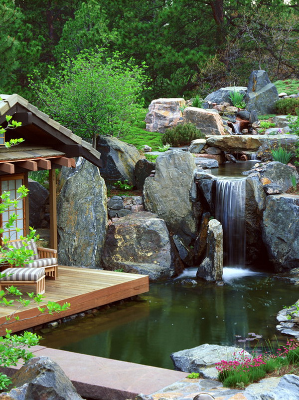 Wonderful Backyard Waterfall Ideas