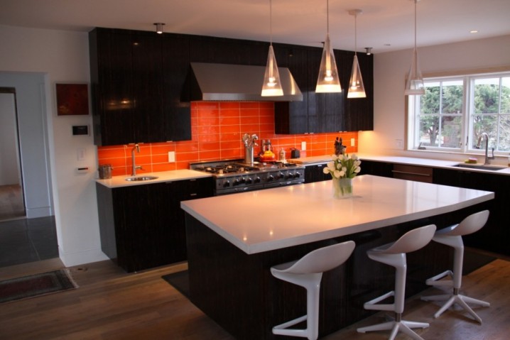 Modern Orange Kitchen Designs - Top Dreamer