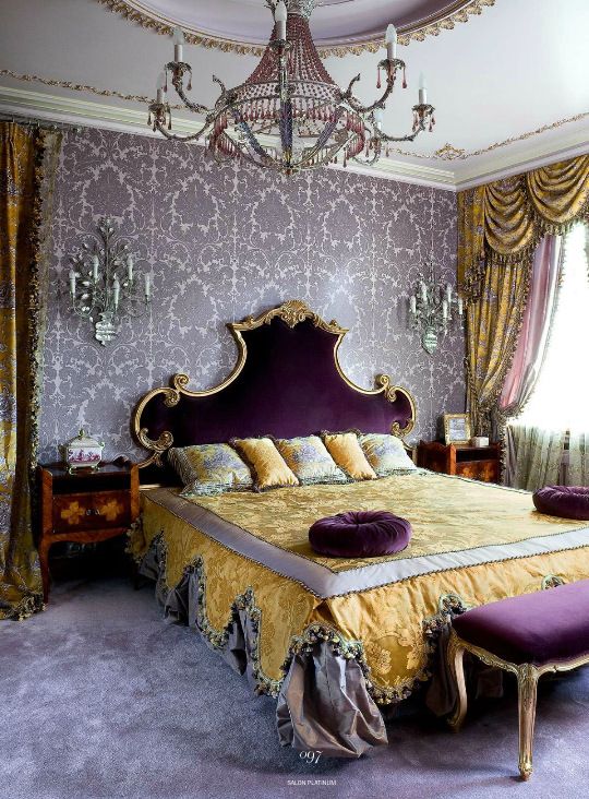 wonderful purple and gold interiors you need to see