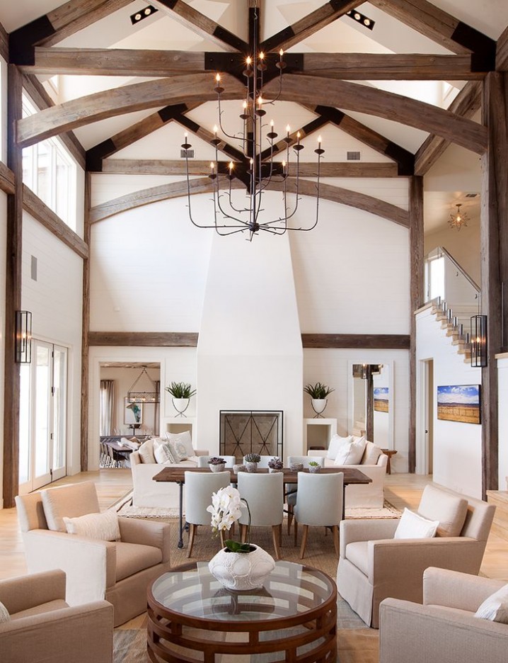 Living Rooms With Exposed Beams That Steal The Show