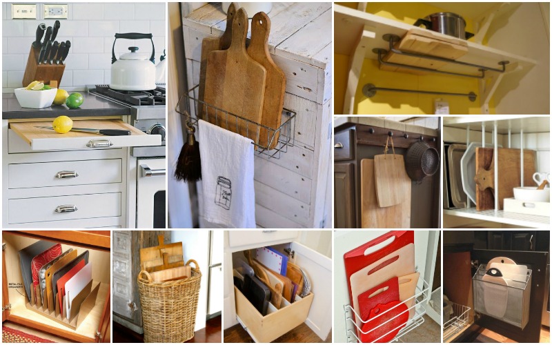 11 Clever Ways To Store Cutting Boards In The Kitchen