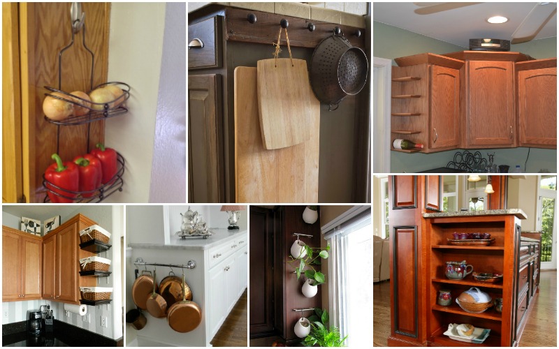 How To Use The Empty Space On The Side Of Kitchen Cabinets
