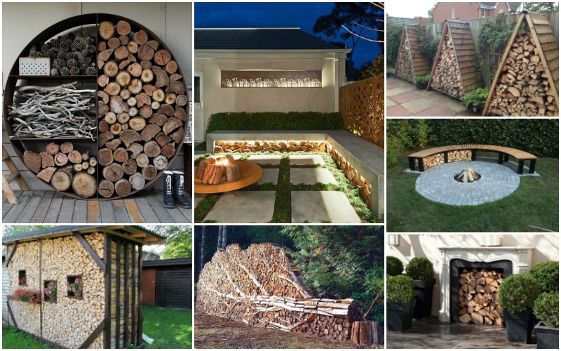 20+ Creative Outdoor Firewood Storage Ideas You Need To See