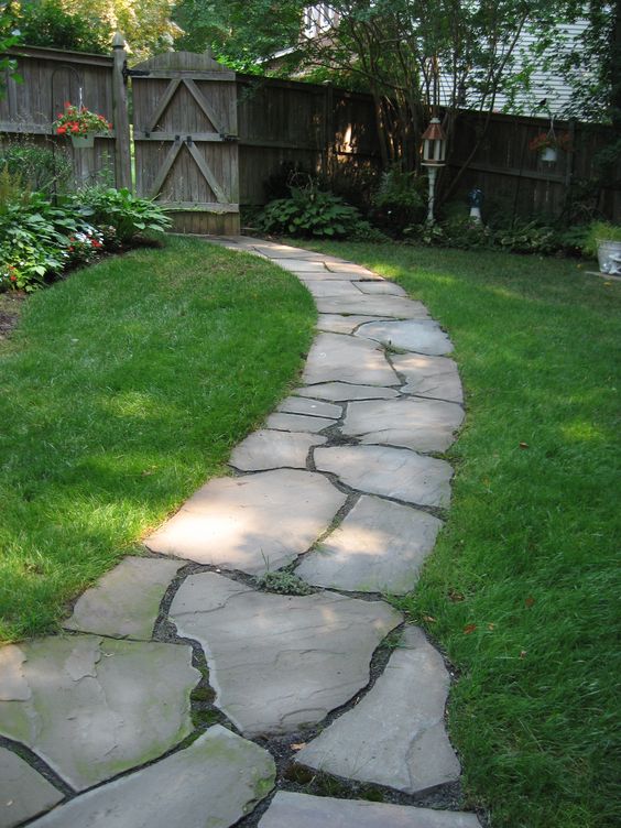Flagstone Pathways Lead The Way To Wonderful Outdoor Spaces