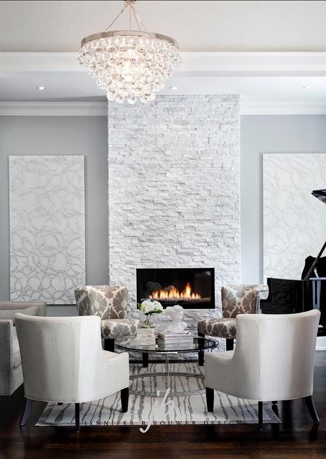 Stacked Stone Fireplaces For A Warm And Modern Look Of The Home