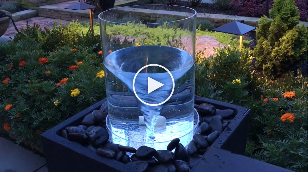 How to DIY Vortex Water Feature