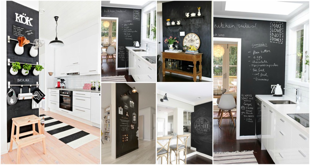 See Why Chalkboard Wall In Kitchen Is A Great Idea